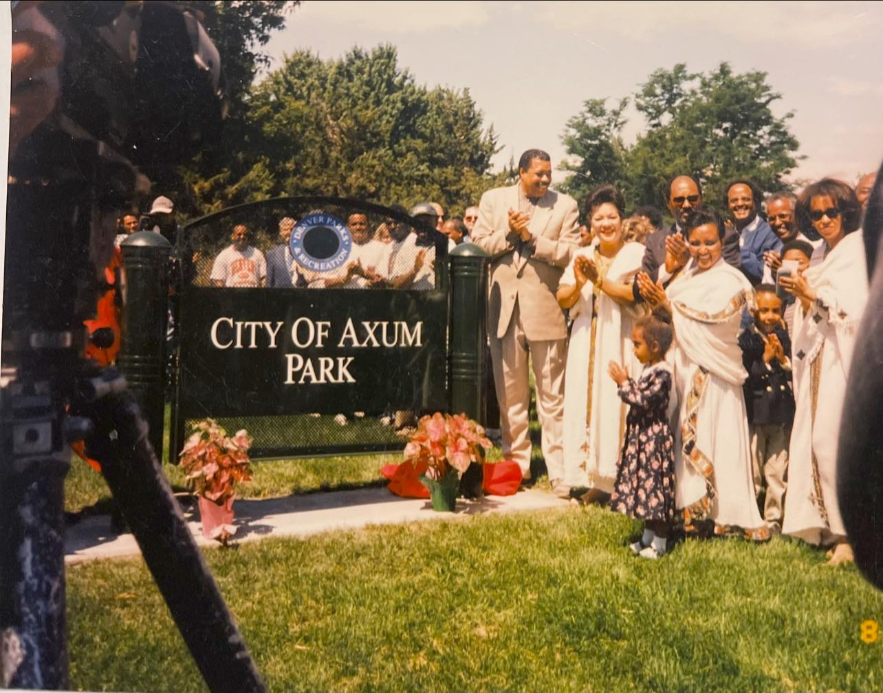 Honoring The Dedication of City of Axum Park in Denver, Colorado