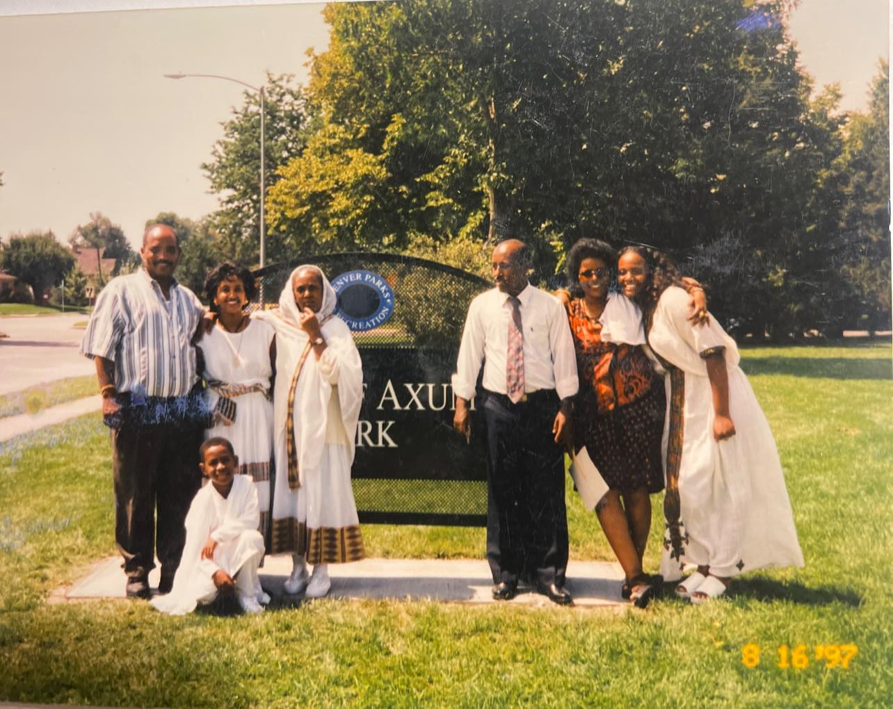 Honoring The Dedication of City of Axum Park in Denver, Colorado